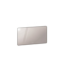 capac fals Synergy - 2 module - Sleek Design polished stainless steel