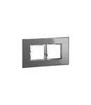 Capac standard Englez  Arteor versiune patrata 4 module - reflective stainless steel