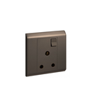 British standard priza Belanko colours - 1 module single pole switched - 15 A 250 V~ - brandn