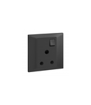 British standard priza Belanko S - 15A 250V~ 1 module single pole switched - anthracite