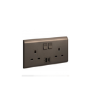 British standard priza cu USB charger Belanko colours - 2 module single pole switched - 13 A 250 V~ - brandn