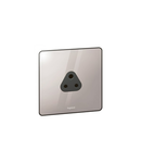 British standard Synergy -1 module unswitched -2 A -250 V~ Sleek Design polished stainless steel