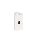 Iesire cabluMosaic - Ø8 mm wire outlet - 1 module - alb