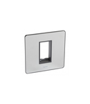 Placa suport Synergy - pentru 1 Arteor module - 1 module - Sleek Design polished stainless steel