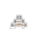 Clema sir Viking 3 -screw -metal base -3 connect on 3 levels -pitch 5 -gri