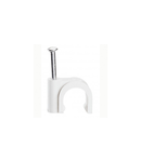 Clips fixare cablu Fixpentru - pentru concrete materials - pentru cable 8 mm² - alb