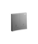 Control unit DND/CUR Galion pentru hotel guest room - dark silver (silver bar)