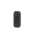 Cord switch - 2P - 2 A 250 V~ - colourosu - negru