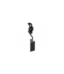 Mufa pentru capac flexibil snap-on DLP trunking negru Edition - adancime 45 mm