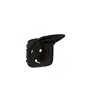 Capac  Valena Allure - 2P+E priza - cu flap - German standard - negru