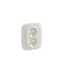 Capac  Valena Allure - 2x2P+E priza - German standard - pearl