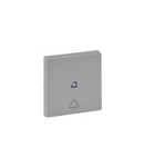 Capac  Valena Life - illuminated push-button - Sonerie BELL symbol - aluminiu