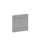 Capac  Valena Life - regulation symbol - 2 module - aluminiu