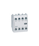 CTX³ add-on aux. contact - pentru CTX³ 22/40/65/100/150 - 4 NO - Front mounting