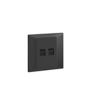 Data priza Belanko S - double RJ45 category6 UTP - anthracite