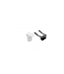 Desk grommet to be equipped - pentru 1 x 2P+E priza - alb