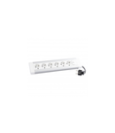 Desktop multi-outlet extension - 6 x 2P+E + illuminated switch