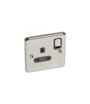 doi poli British standard Synergy -1 module switched -13 A -250 V~ - Authentic polished stainless steel