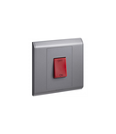 doi poli switch Belanko colours - 45 A - 250 V~ - 1 module - Intrerupator switch - dark gri