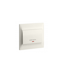 doi poli switch Belanko S - 20A 250V~ 1 module - Intrerupator switch Water Heater + rosu indicator + earth connection - ivory