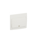 doi poli switch Mallia - 1 module - 1 way cu Led 20 AX 250 V~ - alb