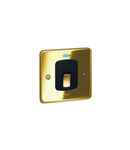 doi poli switch Synergy - albastru LED power indicator -20 A -250 V~ -Authentic glossy gold