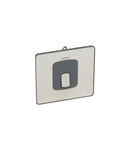 doi poli switch Synergy -albastru LED -20 A -250 V~ Sleek Design brushed stainless steel