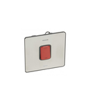 doi poli switch Synergy -albastru LED -45 A -250 V~ Sleek Design brushed stainless steel