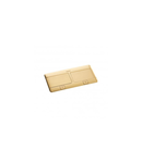 Doza pardoseala tip POP-UP - 2 x 4 module - brushed brass