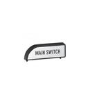 Duty label - pentru isolating switch padlockable Capac - marked ''Main switch''