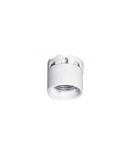 E 27 lampholder - 4 A 250 V~ - porcelain - protective skirt - alb