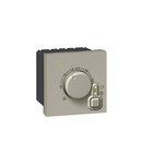 Electronic room thermostat Arteor - 2 module - champagne