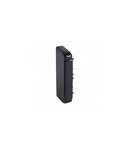 End cap pentru capac flexibil snap-on DLP trunking negru Edition - 50 x 130 mm - left or right