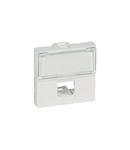 Capac Mosaic - pentru single Keystone connector - 2 module - alb