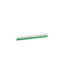 Ferrule cu insulating flange Starfix - pentru cable section 0.34 mm² - verde