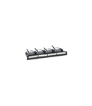 Flat patch panel equipped cu 24 RJ 45 connectors LCS³ - 19" - 1U - Cat.8 STP - metal shielding