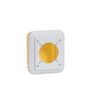 Flush doza montaj P17 - IP55 - pentru 1 Panou montaj priza inclinata