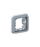 Flush mounting Rama suport Plexo IP55 - 1 module - gri