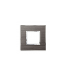 French and German standard plate versiune patrata 2 module - wood gri oak