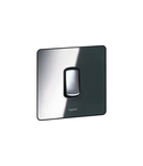 Front plate Synergy - pentru 1 Grid module - 1 module -Sleek Design polished stainless steel