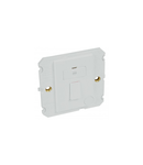 Fused connection unit Arteor - BS 1363:4 - 13 A - switched - soft alu