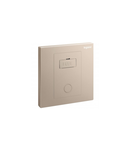 Fused connection unit Galion - 13A 1 module - rose gold