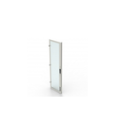 Usa din sticla pentru XL³ S 4000 dulap distributie inaltime 2000 mm and adancime 450 mm - supplied cu fixed handle