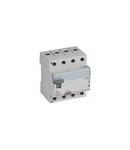 Intrerupator diferential RCCB TX³ - 4P 400 V~ - 30 mA - 63 A - AC type - neutral on left-hand - no aux.