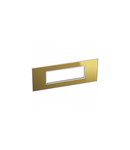 Italian / US standard Placa Arteor versiune patrata 6 module - reflective gold