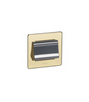 Key card switch Synergy 230 V~ - Sleek Design glossy gold