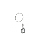Kit of suspension: bracket pentru LBplus type A busbar, steel cable 3m and self locking clamp