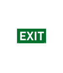 Label - pentru emergency lighting luminaires - EXIT - 100 x 200 mm