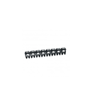 Marcaj CAB 3 - pentru wiring 0.15 to 0.5 mm² - number 0 - negru