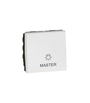 Master switch Arteor - lighting control - 2 module - alb